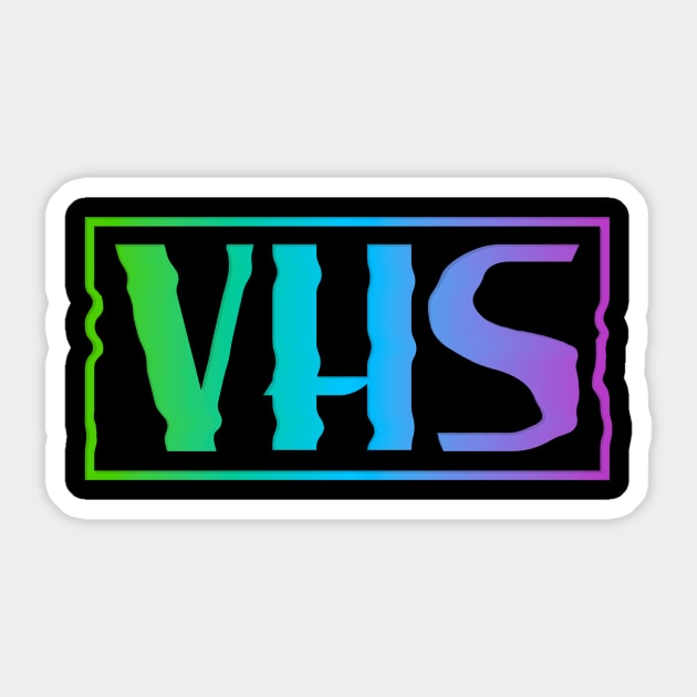 VHS Glitch Sticker by EnchantedTikiTees